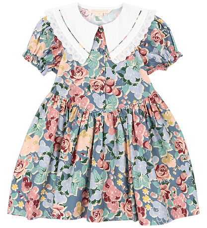 Konges Sløjd Kjole - Coeur Collar - Bloomiegrape Blues