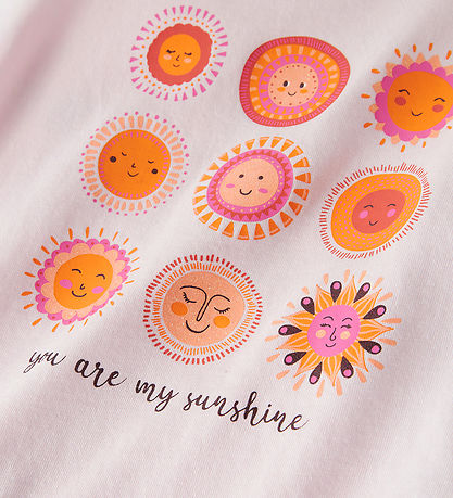 Name It T-shirt - 2-pak - NmfVibeke - Cradle Pink/Cloud Dancer