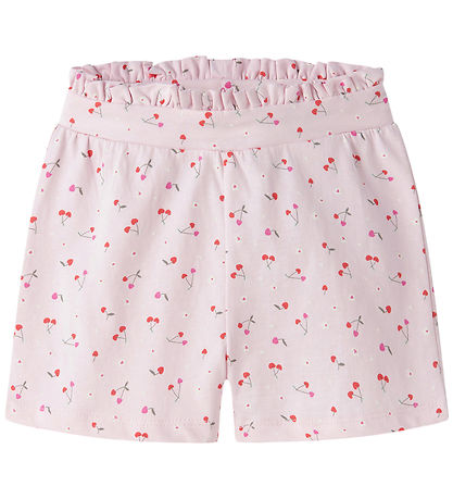 Name It Shortssæt - Shorts/T-shirt - NmfVilinse - Cradle Pink/He