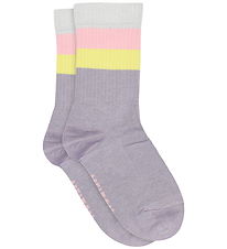 Melton Socks - Wide Stripes - Daybreak