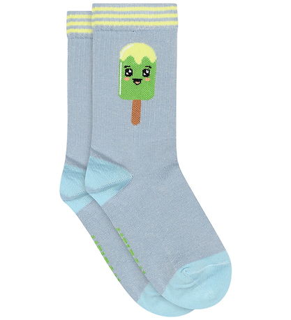 Melton Socks - Popsicle - Faded Denim