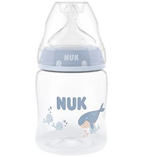 Nuk Sutteflaske - 150 ml - First Choice - Whale - Blå