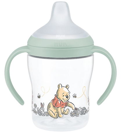 Nuk Drikkekop m. Håndtag og Tud - 150 ml - Winnie - Grøn