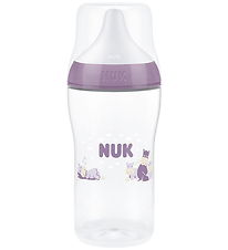 Nuk Sutteflaske - 260 ml - Perfect Match - Hippo - Lilla