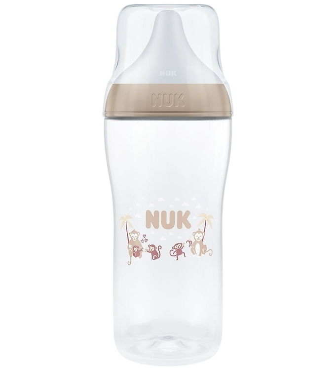 Nuk Sutteflaske - Perfect Match - 360 ml - Monkey - Beige