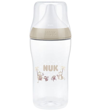 Nuk Sutteflaske - 260 ml - Perfect Match - Monkey - Beige