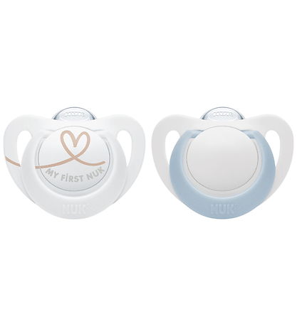 Nuk Sutter - 2-pak - Star - Blå/Hvid