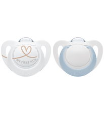 Nuk Sutter - 2-pak - Star - Blå/Hvid