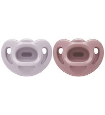 Nuk Sutter - 2-pak - First Choice Soft - Lilla/Rosa