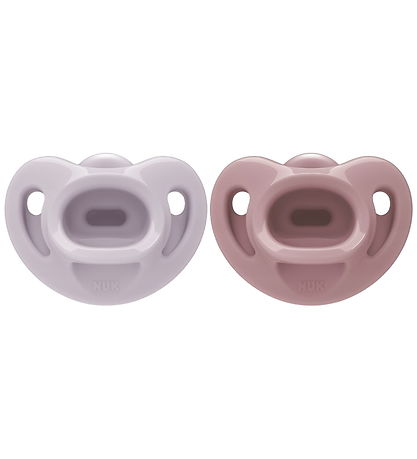 Nuk Sutter - 2-pak - First Choice Soft - Lilla/Rosa