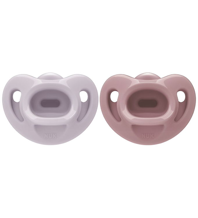 Nuk Sutter - 2-pak - First Choice Soft - Lilla/Rosa