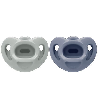 Nuk Sutter - 2-pak - First Choice Soft - Grøn/Blå