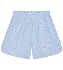 Mads Nørgaard Stuttbuxur - Broda Pio - Cashmere Blue