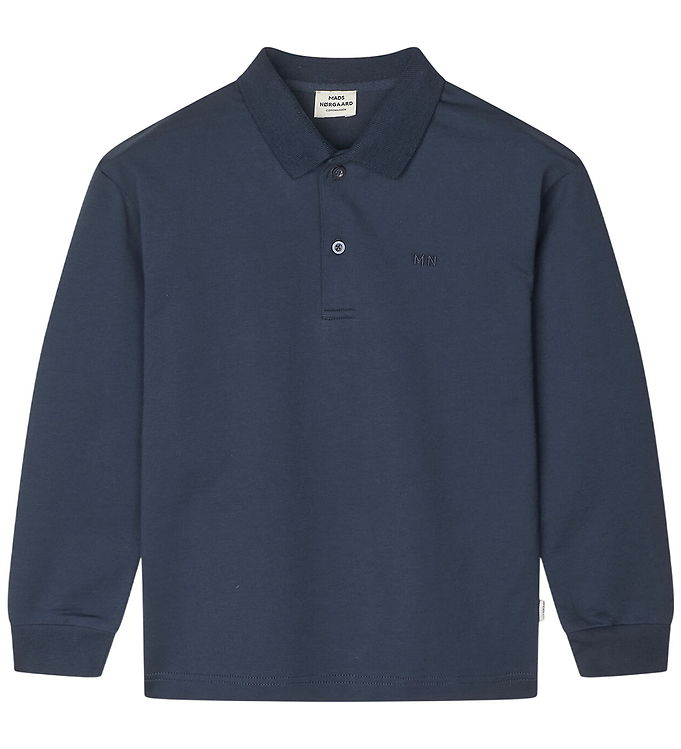 Mads Nørgaard Polobluse - Light Terry Jan - Sky Captain
