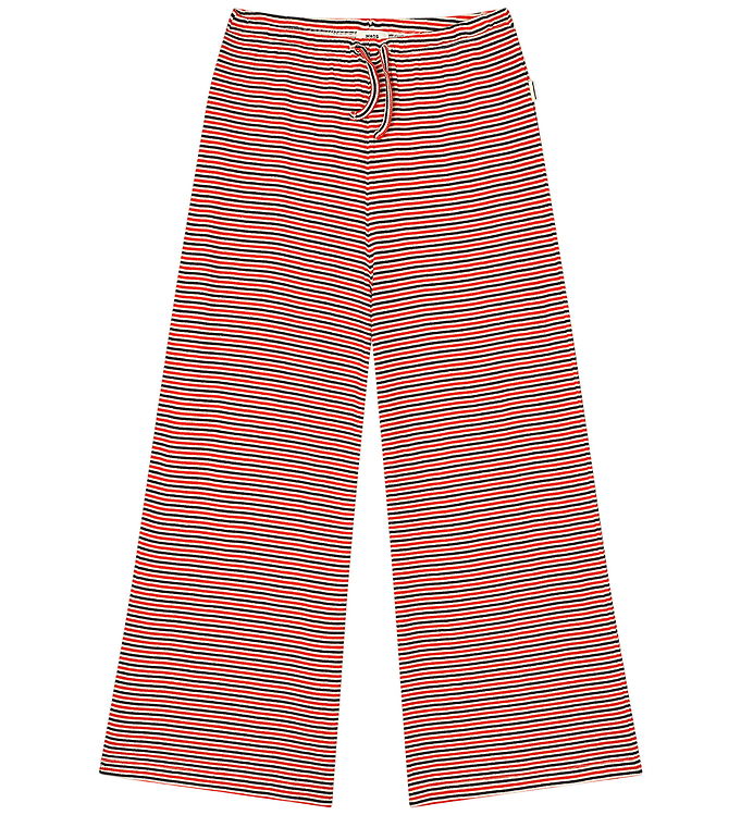 Mads Nørgaard Verona Bukser Fiery Red/vanilla Ice Med Snøre - Str. 10y 140cm