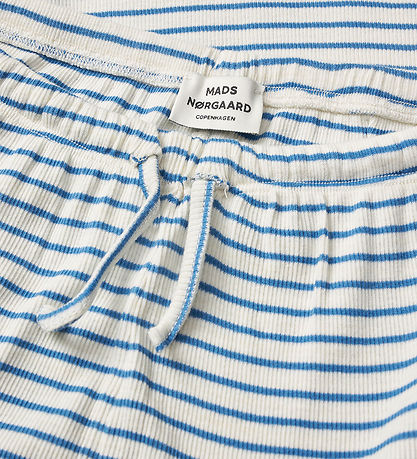 Mads Nørgaard Bukser - Rib - Stripe Verona - Vanilla Ice/Bright 