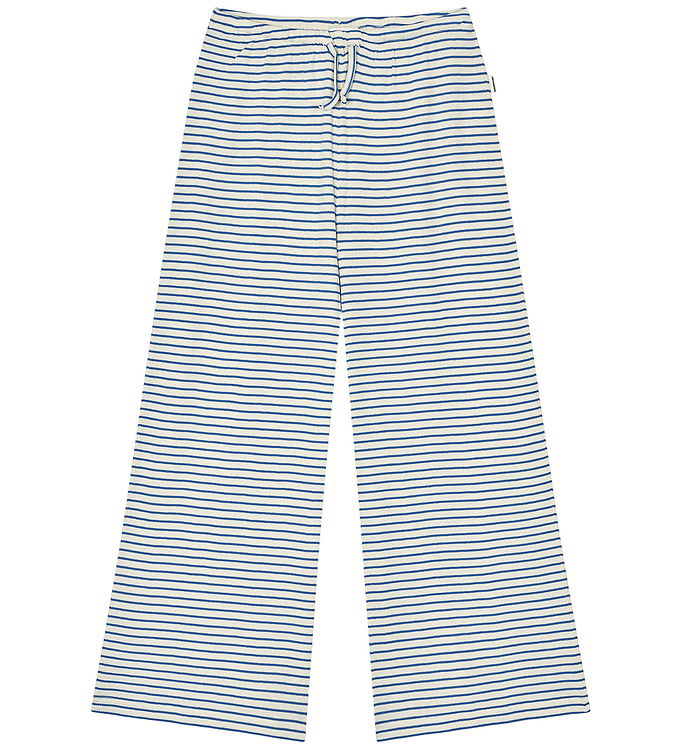 Mads Nørgaard Verona Bukser Vanilla Ice/bright Cobalt Med Snøre - Str. 10y 140cm
