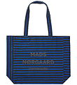 Mads Nørgaard Shopper - Boutiqno Athene - AOP - True Blue/Black