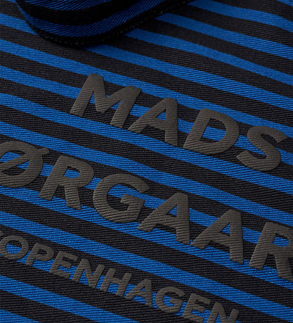 Mads Nørgaard Shopper - Boutiqno Athene - AOP - True Blue/Black