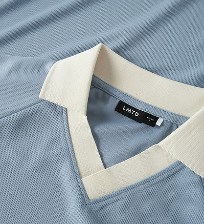 LMTD T-shirt - Foodball Polo - NlnRosclub - Dusty Blue