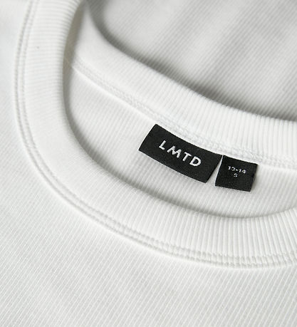 LMTD T-shirt - Noos - Rib - Short - NlfHinaja - Bright White
