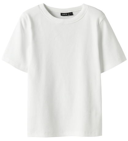 LMTD T-shirt - Noos - Rib - Short - NlfHinaja - Bright White