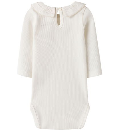 Name It Body l/æ - Rib - NbfFloris - Cloud Dancer