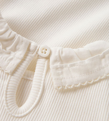 Name It Body l/æ - Rib - NbfFloris - Cloud Dancer