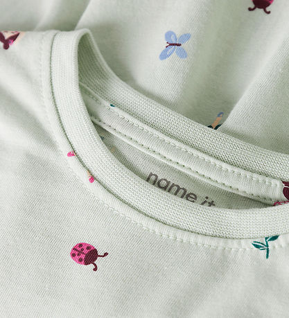 Name It Kjole - Noos - NmfVigga - Pale Aqua/Fairy Garden