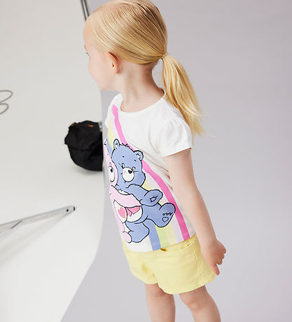 Name It T-shirt - NmfMyma - Bright White/Carebears