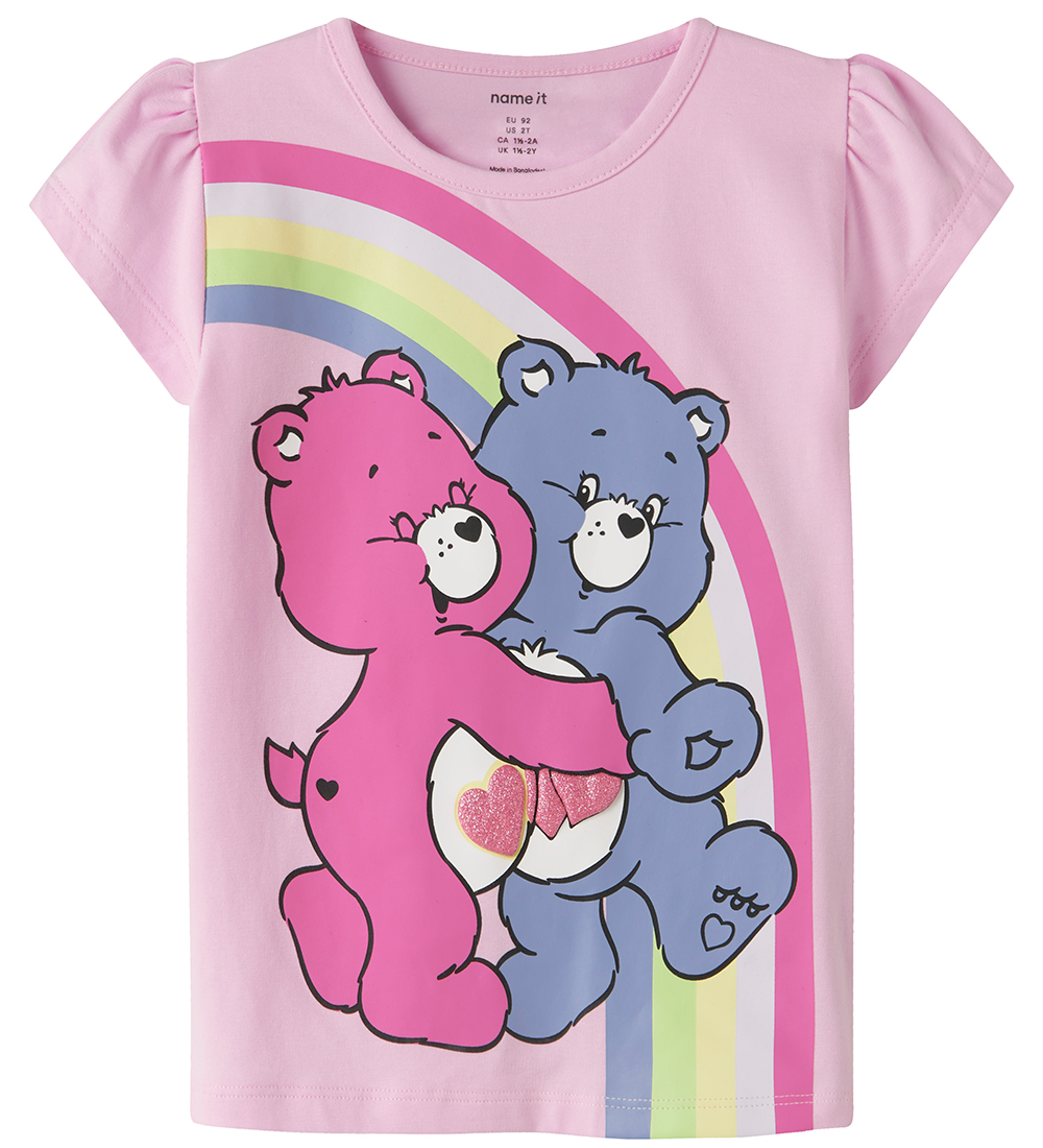 Name It T-Shirt - NmfMyma - Piruoette/Carebears - Name It - 2 Jahre (92) - T-Shirts
