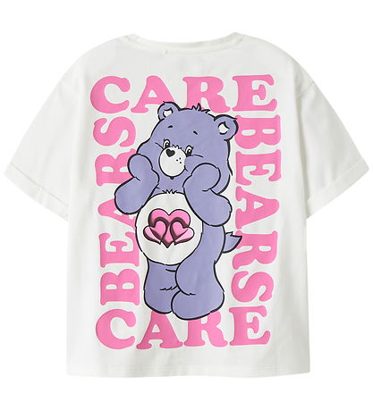 Name It T-shirt - NkfMumma - Bright White/Carebears
