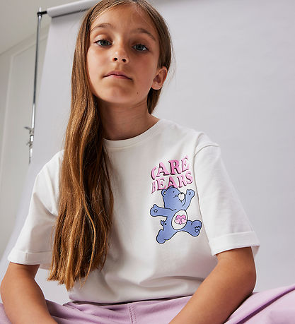 Name It T-shirt - NkfMumma - Bright White/Carebears