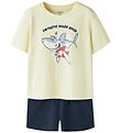 Name It Shortssæt - NmmVigor - Pear Sorbet/Shark Diver