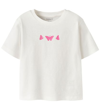 Name it T-shirt - NmfFutia - Cloud Dancer