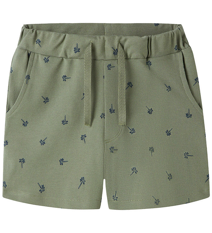 Name It Volo Shadow Palm - Børne Shorts - Grøn - 110