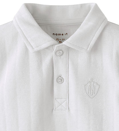 Name It Polo - NmmFen - Bright White