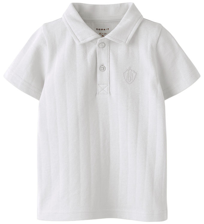NAME IT Polo T-shirt Fen Bright White