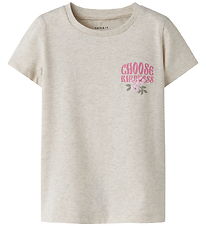 Name it T-shirt - NnfDartiana - Peyote Melange