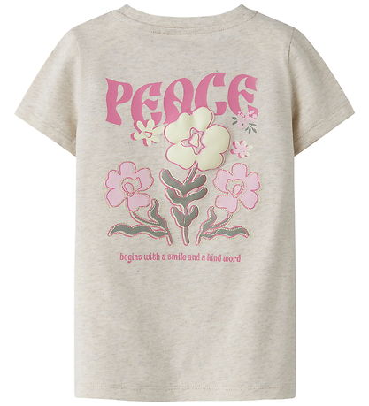 Name it T-shirt - NnfDartiana - Peyote Melange