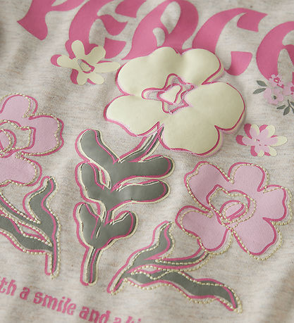 Name it T-shirt - NnfDartiana - Peyote Melange