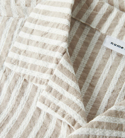 Name It Skjorte - NmmFedenis - Chateau Gray/Cloud Dancer