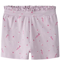 Name it Shorts - NmfVilinse - Lavender Fog/White Florals