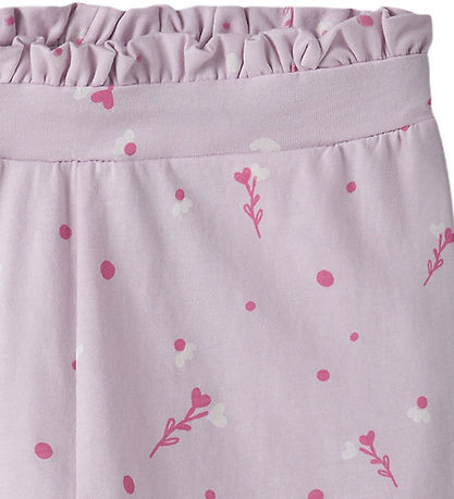 Name it Shorts - NmfVilinse - Lavender Fog/White Florals