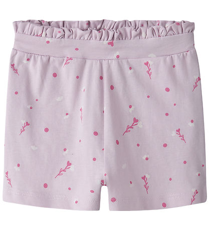 Name it Shorts - NmfVilinse - Lavender Fog/White Florals