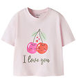 Name It T-shirt - NmfVilinse - Cradle Pink/Cherry Love