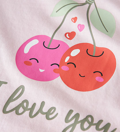 Name It T-shirt - NmfVilinse - Cradle Pink/Cherry Love