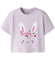 Name It T-shirt - NmfVilinse - Lavender Fog/Bunny