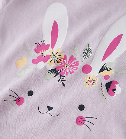 Name It T-shirt - NmfVilinse - Lavender Fog/Bunny