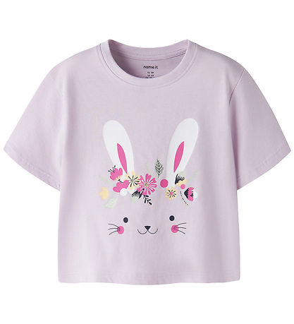Name It T-shirt - NmfVilinse - Lavender Fog/Bunny